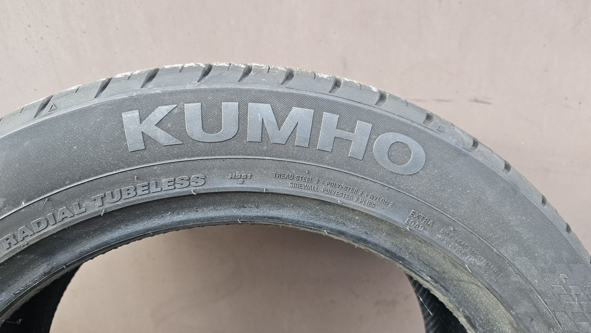 Opony 225/50R17 KUMHO. Dwie sztuki