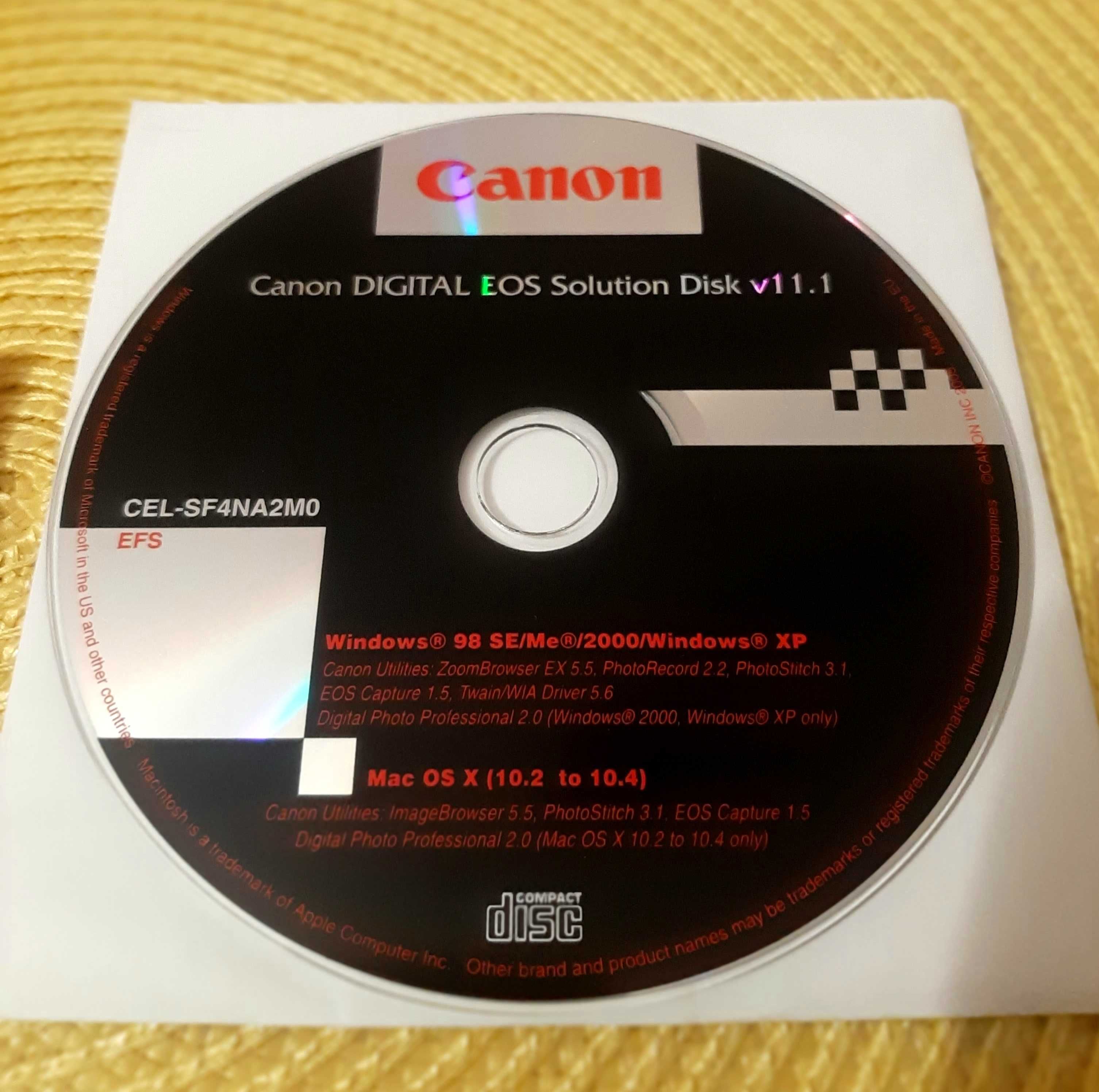 CANON.компакт-диск с инструкциями;диск с програмным обеспечением.