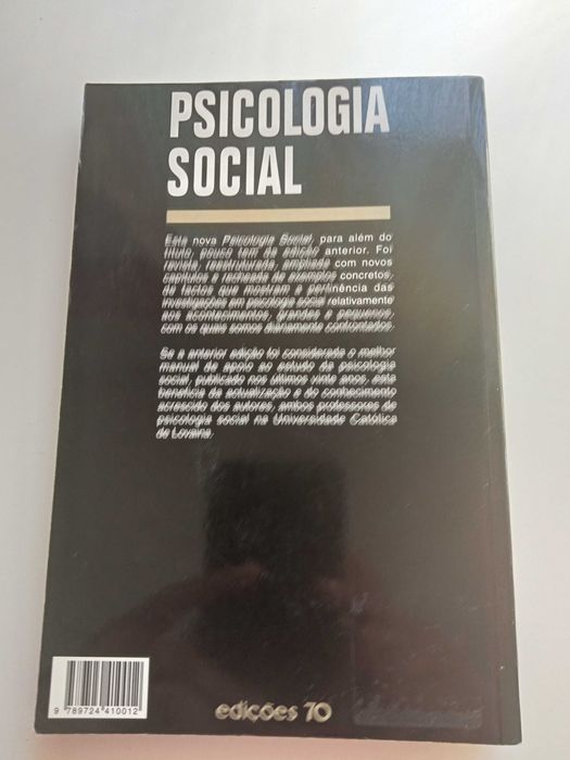 PSICOLOGIA SOCIAL - Edições 70 - PORTES INCLUIDOS