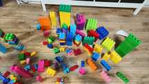 Duży zestaw klocków Mega Bloks – używane