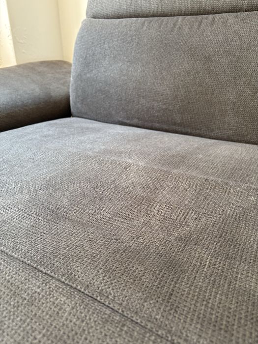 Sofá Chaise longue cama 4 lugares MORIS cor antracite