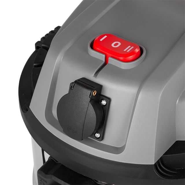 Пылесос строительный INTERTOOL DT-1030 (1.4 кВт, 30 л, 17кПа, розетка)