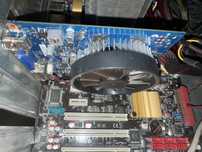 podzespoły do komputera pc płyta główna, karta graficzna geforce 750