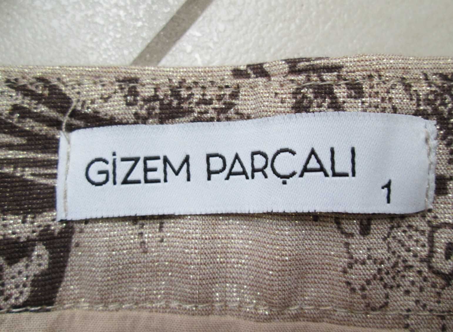 Gizem Parcali sukienka komplet hiszpanka projektant spódniczka top XS