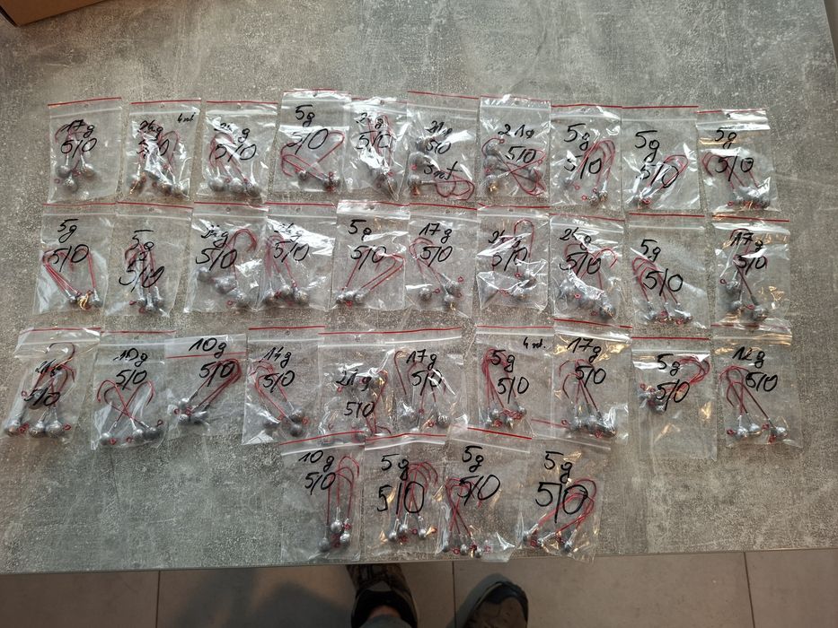 Główki jigowe Barbarian Zestaw 5/0 100sztuk