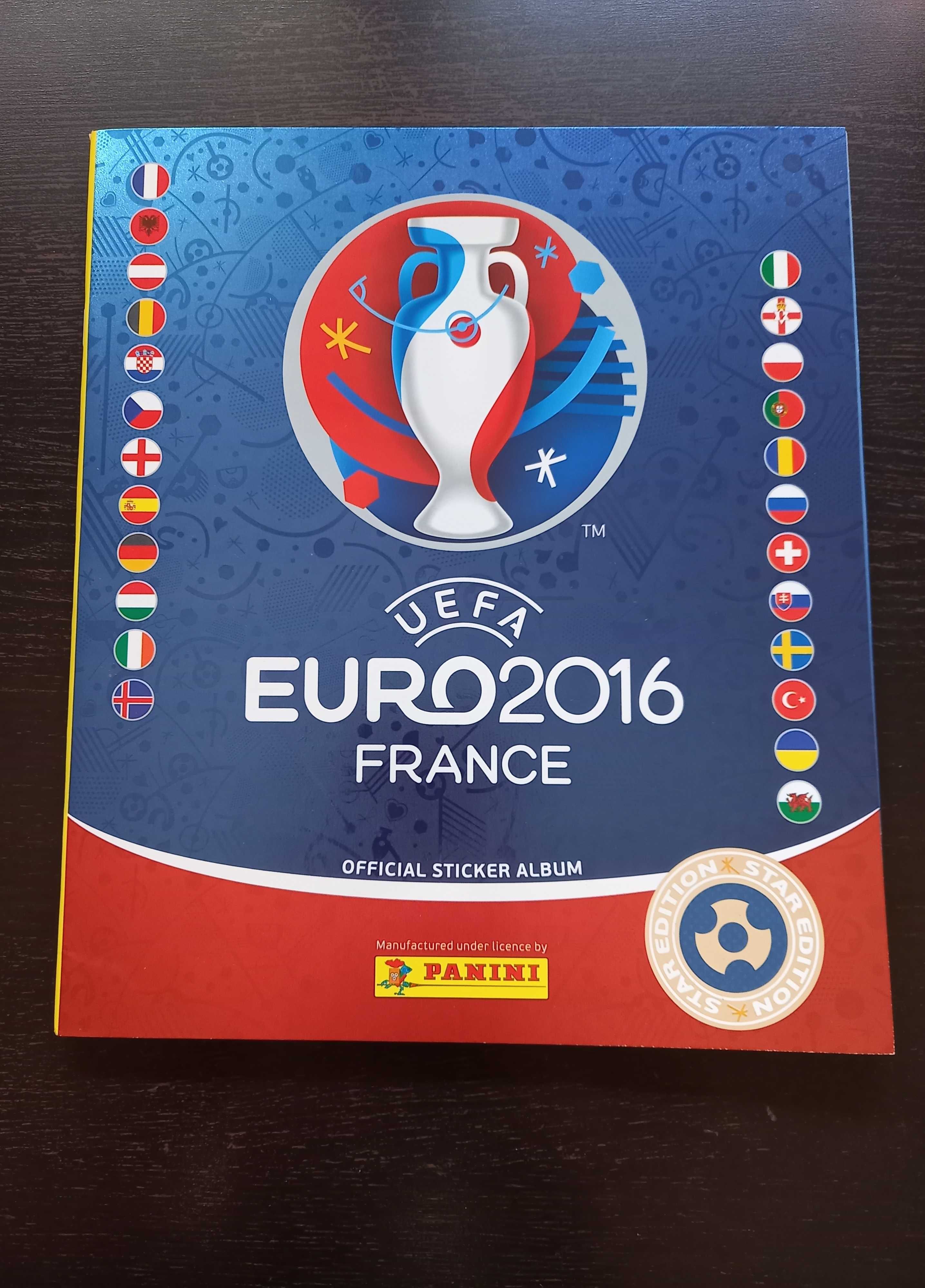 Caderneta cromos de futebol UEFA Euro France 2016(Star Editon/Suíça)