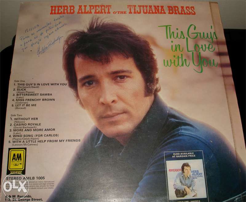 Vinil de Herb Alpert - This Guy's In Love With You - 1970