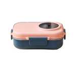 Pojemnik Lunch Box szaro rozowy