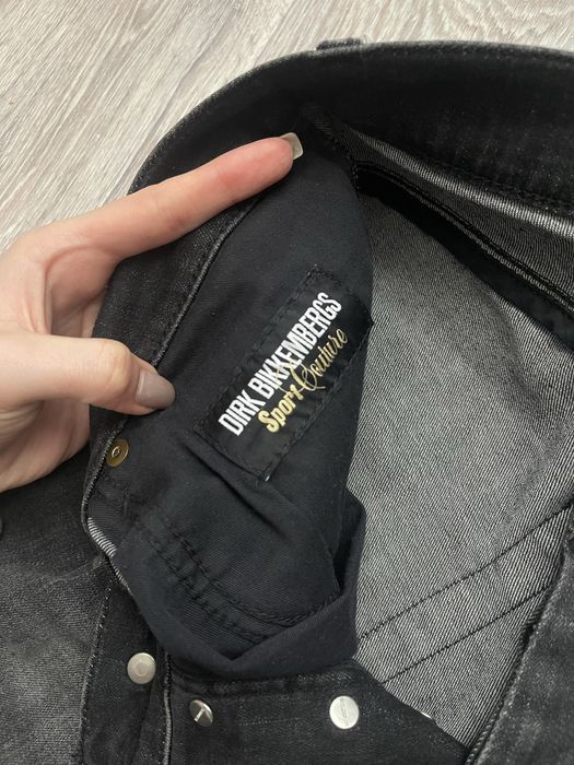 Джинси чоловічі Dirk Bikkembergs в чорному кольорі