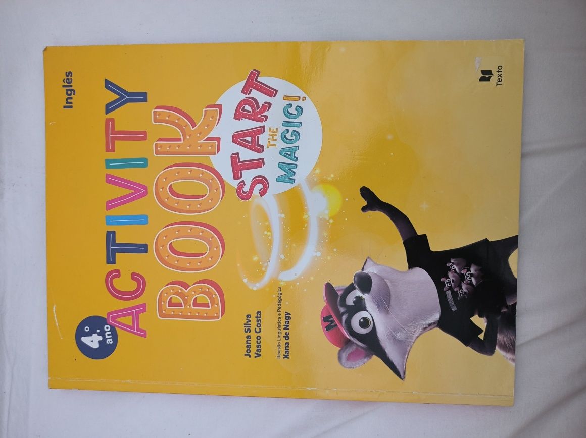 Manual e caderno de fichas Inglês Start the Magic! 4 - Leya