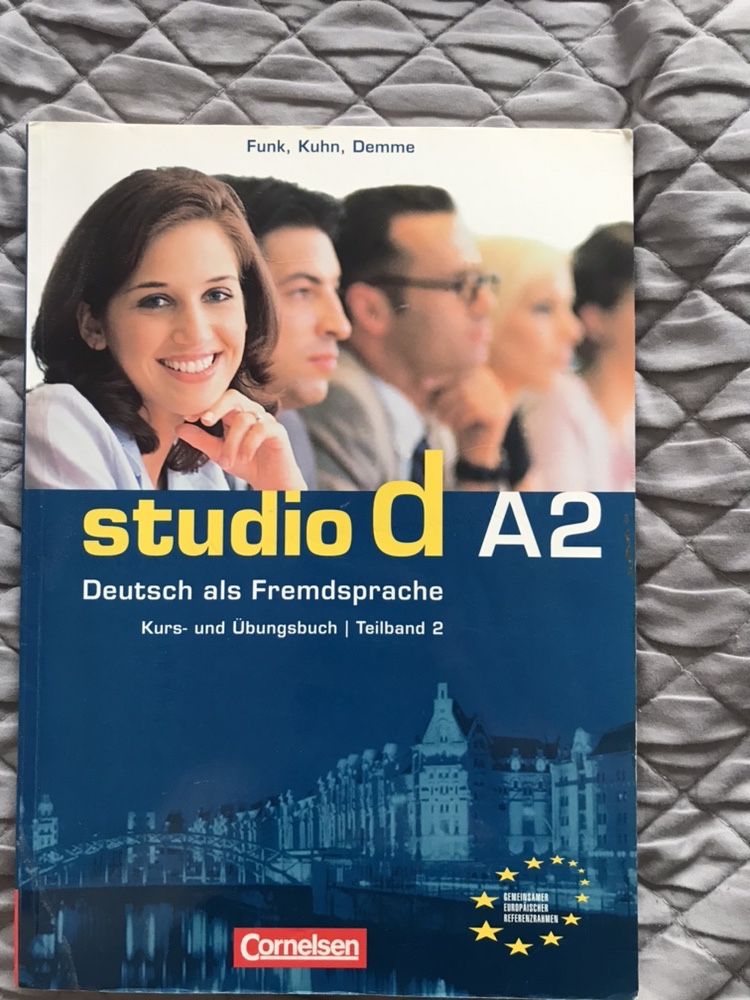 Książka do nauki jezyka niemieckiego Cornelsen poziom A2