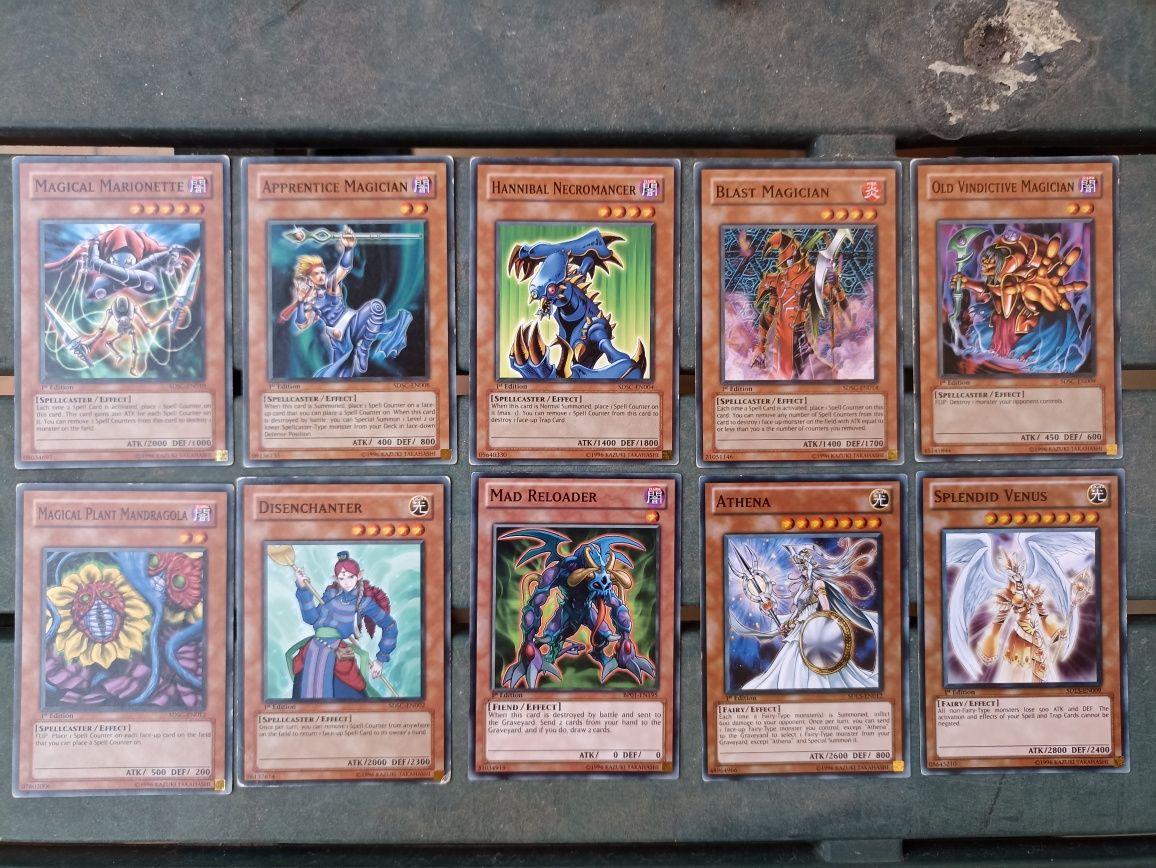 Cartas Konami Yu Gi Oh 1a edição