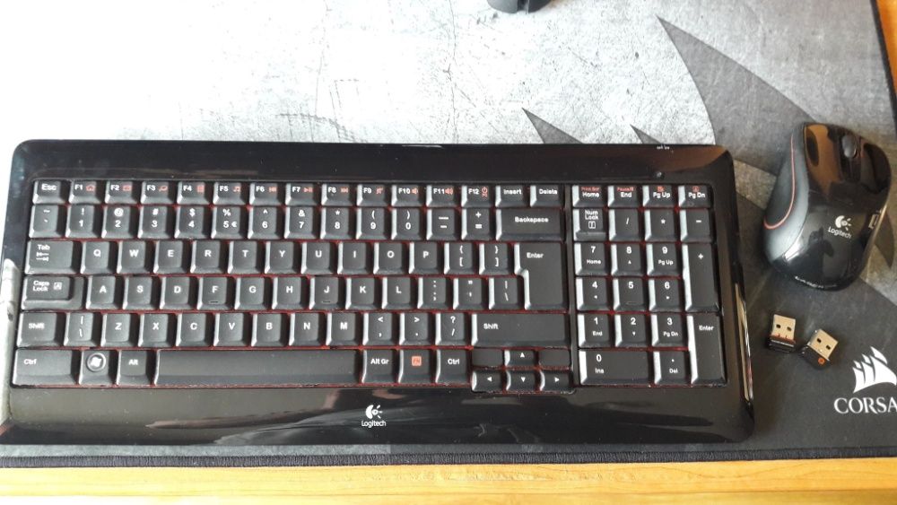 Klawiatura bezprzewodowa Logitech K340 i mysz bezprzewodowa Logitech