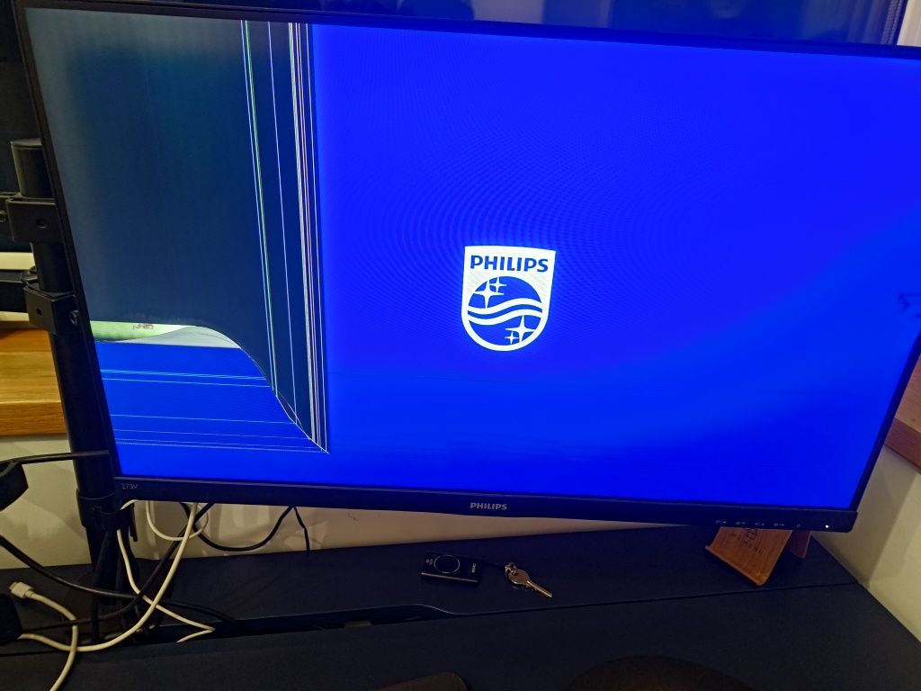 Uszkodzony: Monitor PHILIPS 273V7QJAB/00