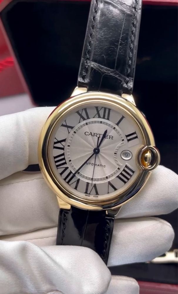 Часы Cartier Ballon Bleu Желтое золото 18k 42mm