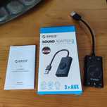 Placa de Som USB - com botão de controlo de VOLUME - com garantia