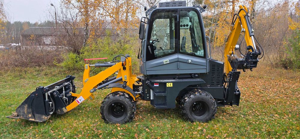 Minikoparka Koparko Ładowarka Przegubowa Akcesoria Klima OC