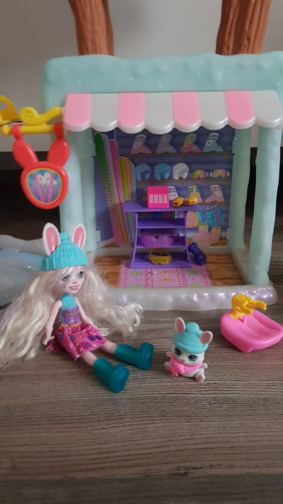 Mattel Enchantimals Zimowa chatka Zestaw