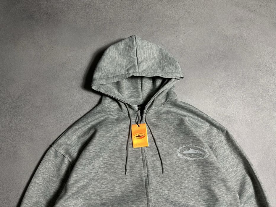 Зіп-Худі Corteiz Superior Royale Zip Hoodie Gray