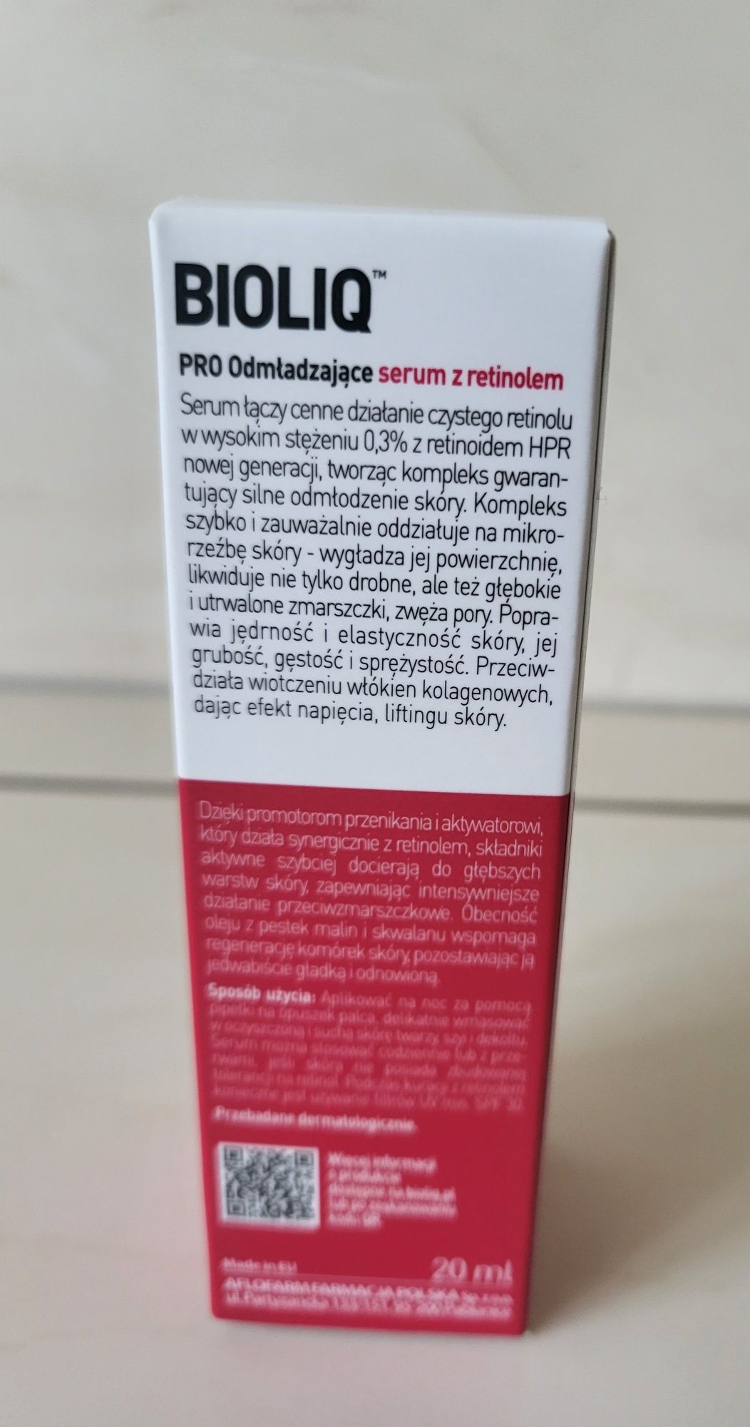 Bioliq odmładzajace serum z retinolem