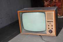 Telewizor Zefir PRL - kompletny