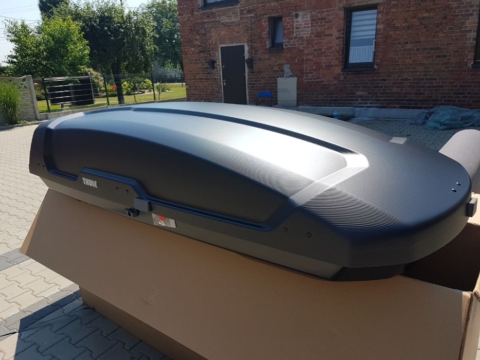 bagażnik box dachowy Thule Force XT XL box dachowy czarny aeroskin