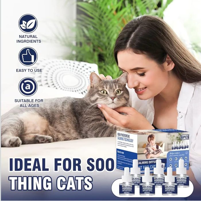 Feromony Uspokajające dla Kota 5x48ml