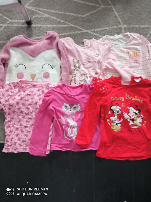 Paka ubrań rozmiar 98 dla dziewczynki