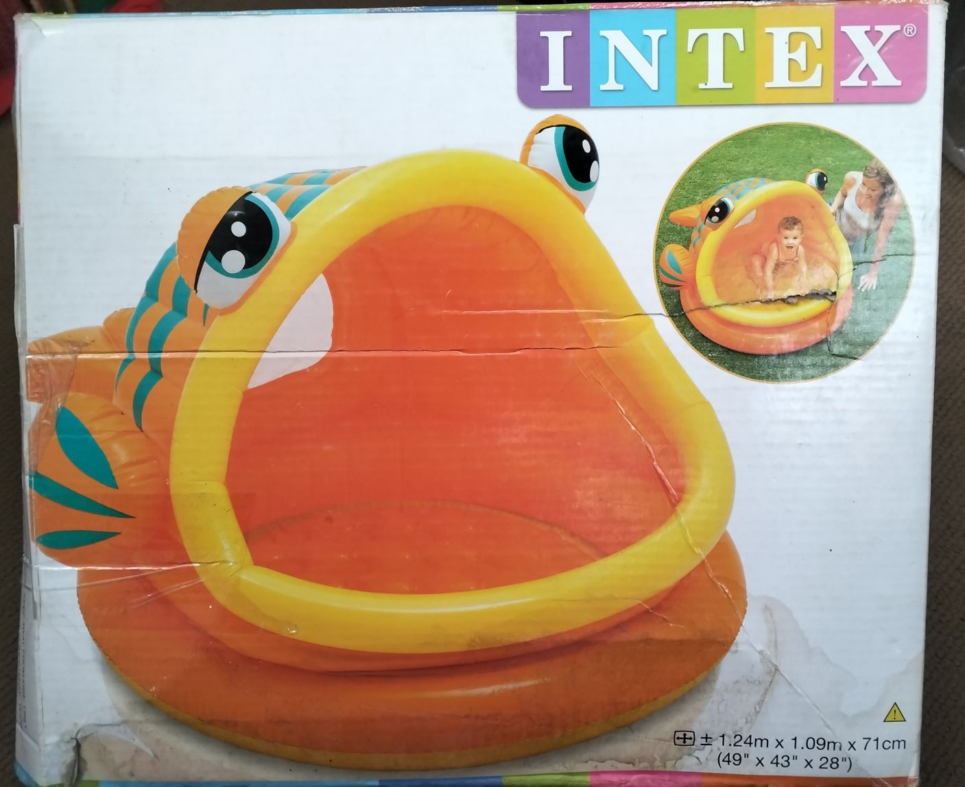 Дитячий басейн Intex риба