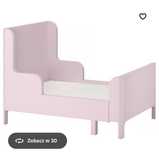 Łóżko dziecięce Ikea BUSUNGE różowe
