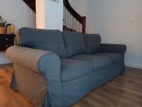 Ektorp Ikea sofa plus podnóżek
