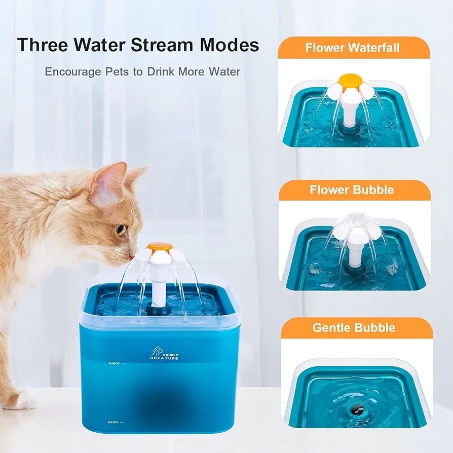 Fontanna wodna Fantasy Cat, automatyczna fontanna do picia dla kota