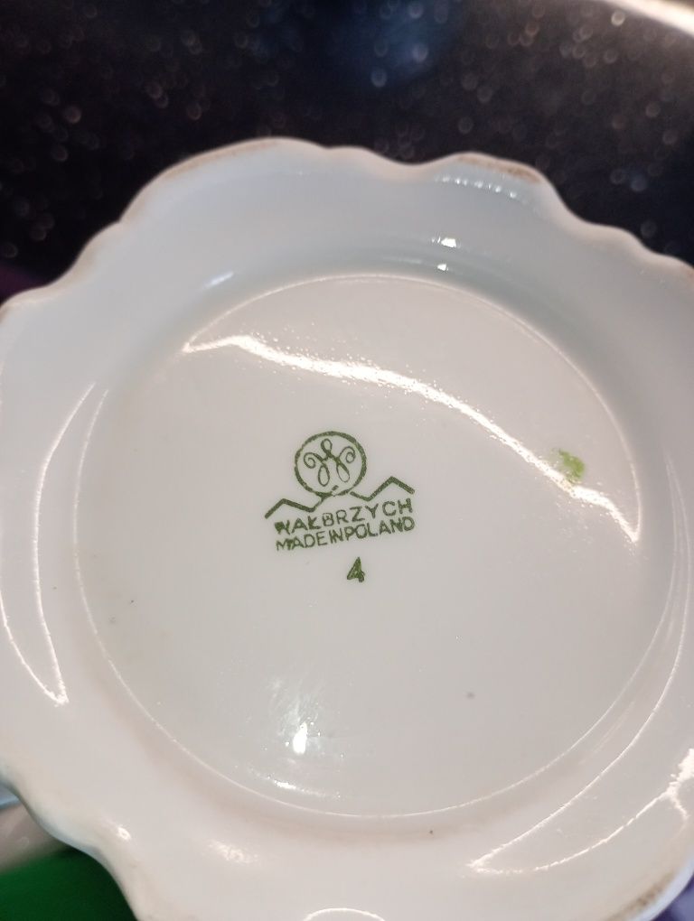 Porcelanowy serwis kawowy Wałbrzych. Lata 80.