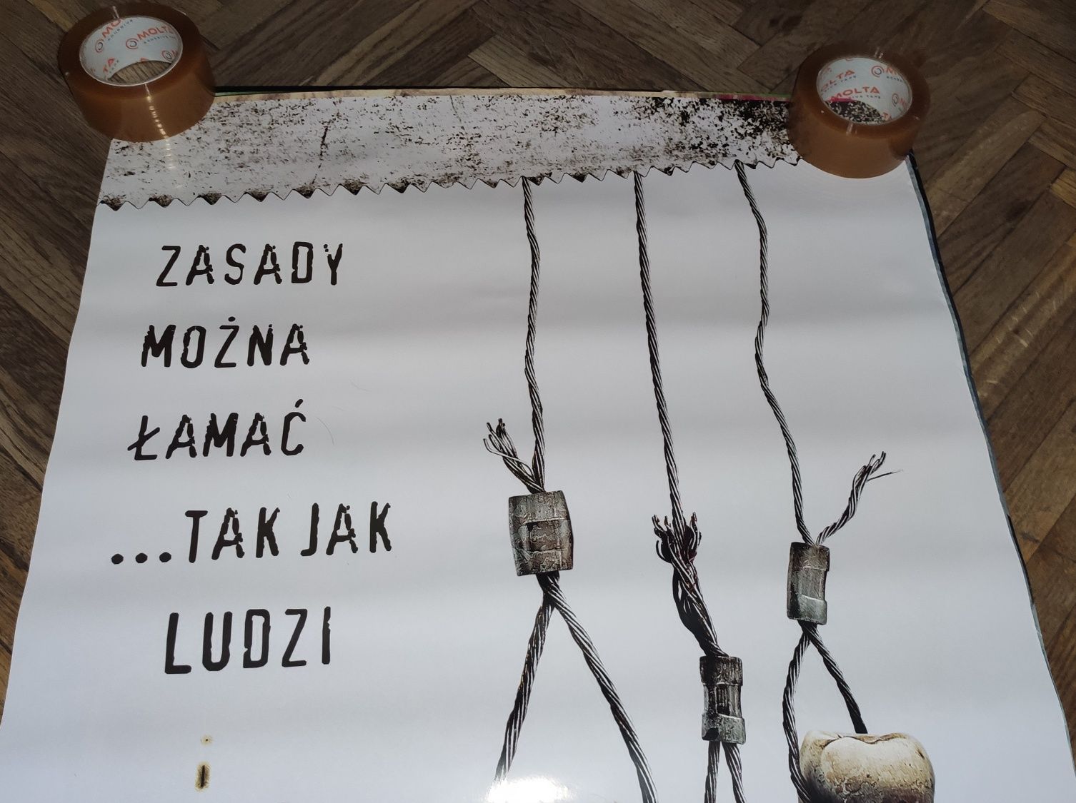 Piła plakat filmowy oryginalny zasady można łamać