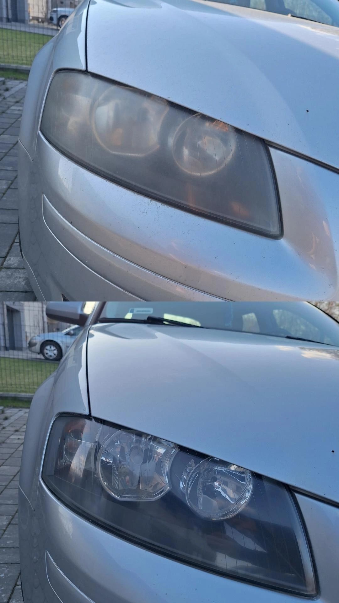 Mobilna regeneracja polerowanie lamp reflektorów