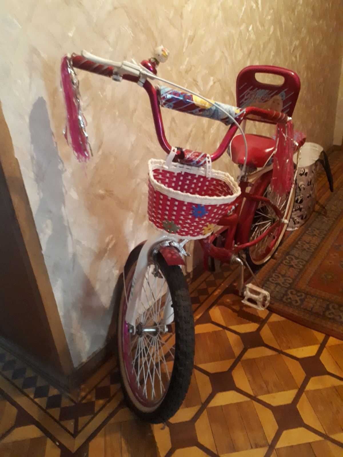 Велосипед для дівчинки 4-10 років