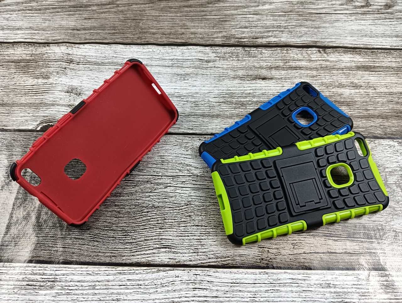 Etui Pancerne Hybrid do Huawei P10 Lite + Szkło Hartowane