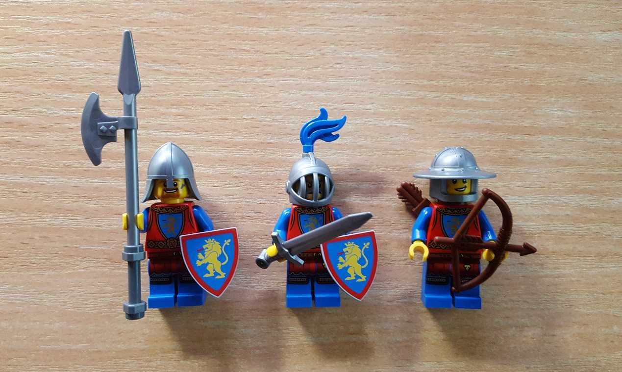 LEGO Black Falcon Lion Knights 6 szt minifigurka 10305, 31120, 21325