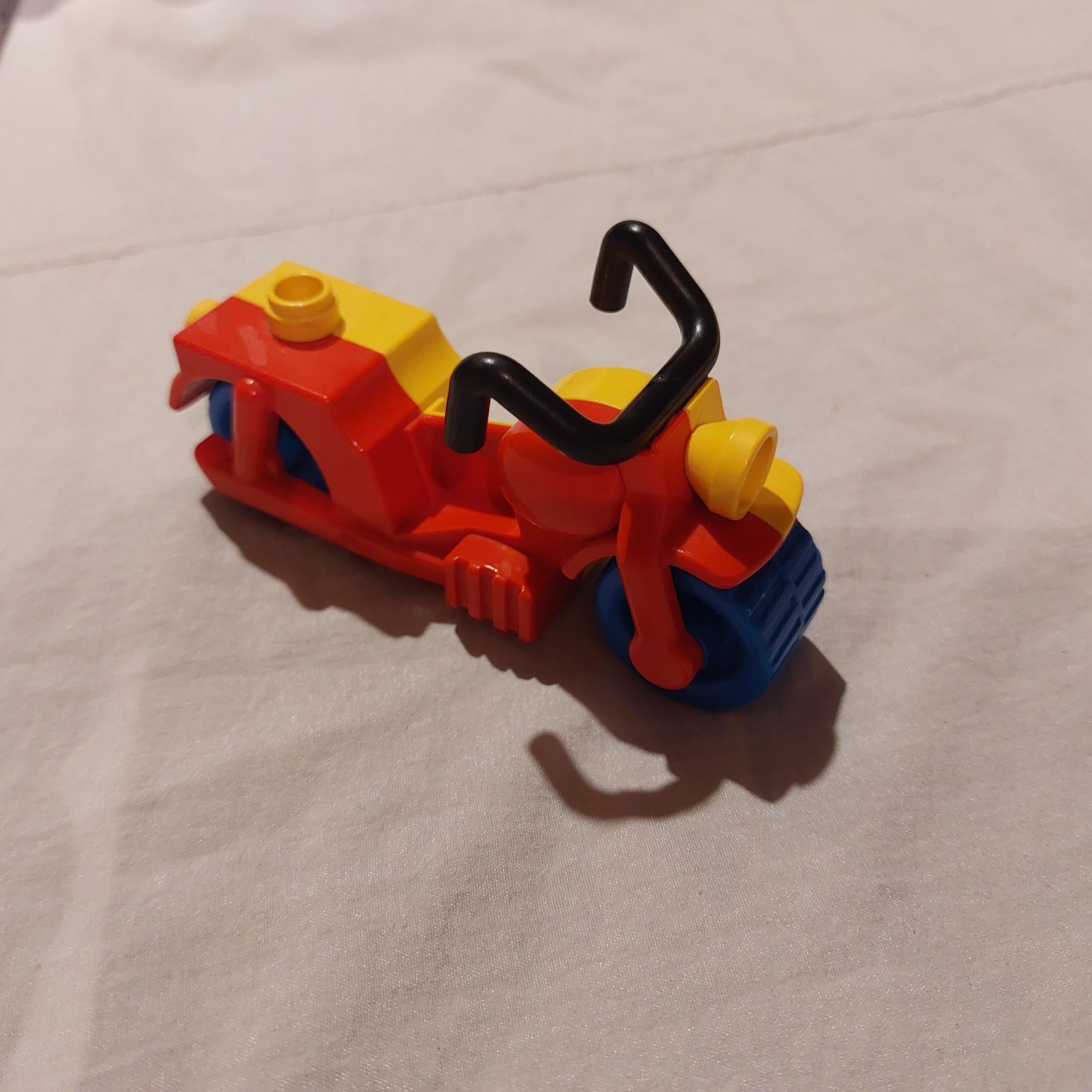 Klocki Lego Duplo motocykl żółto czerwony unikat