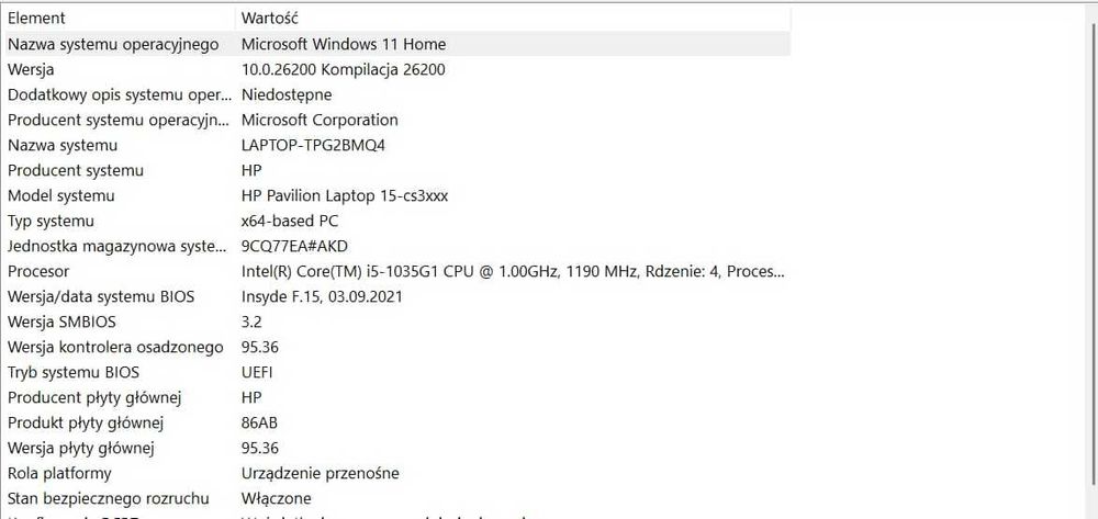 Wydajny laptop do nauki i pracy