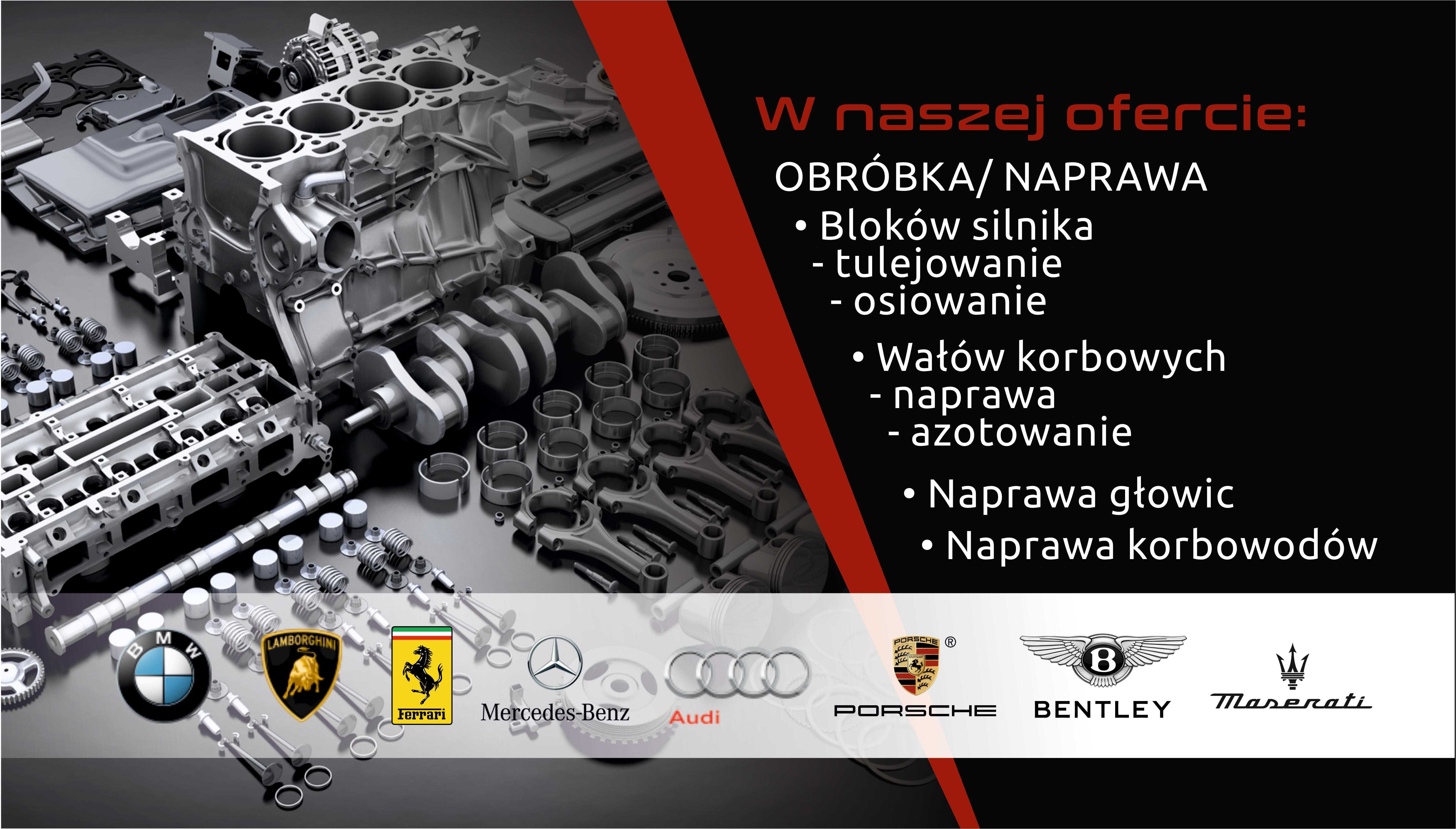 Blok Silnika BMW N63B44B 4.4i V8 ! NOWE TULEJE ! Tulejowanie ! MTG OW