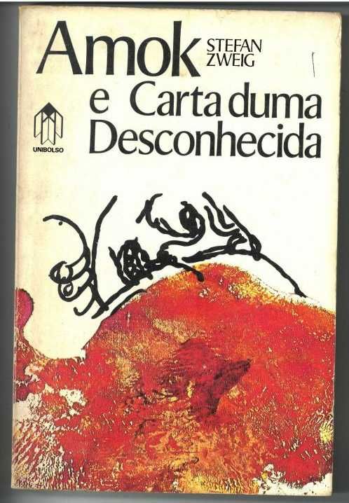 LivroA84 "Amok e Carta duma Desconhecida" de Stefan Zweig