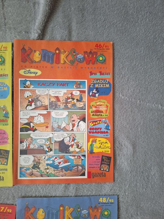 Stare gazety komiksowo 4 szt