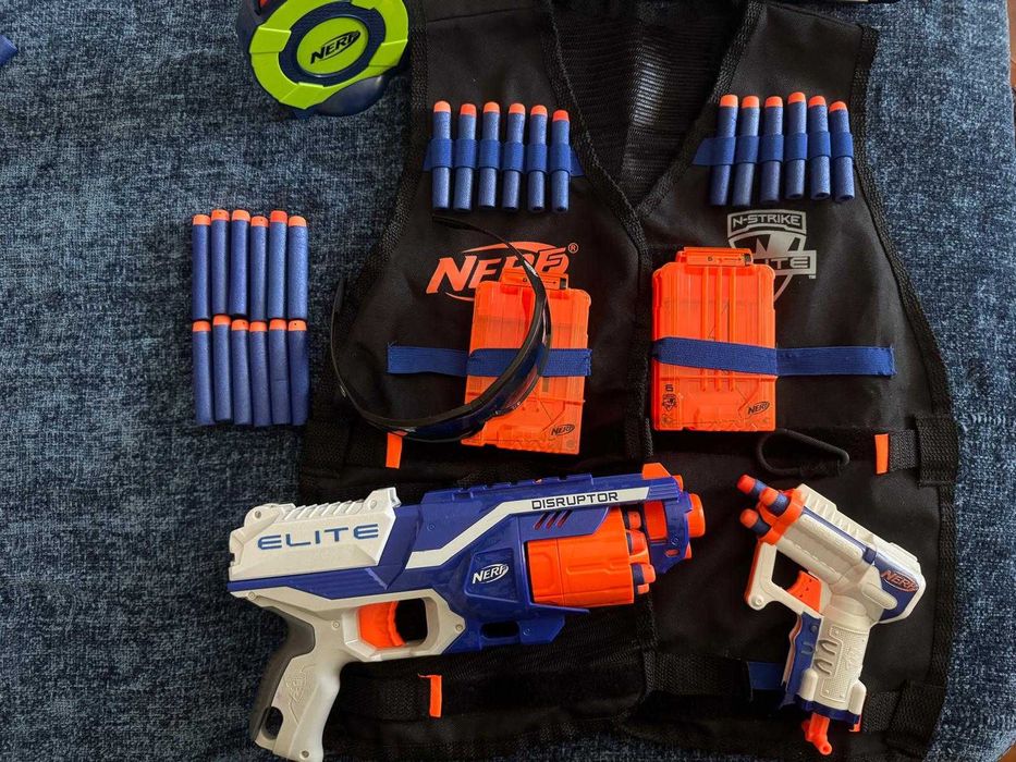 Conjunto Nerfs Colete Óculos Alvo