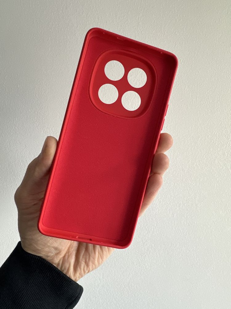 Etui Plecki silicon czerwone do Xiaomi Redmi Note 14 Pro Plus 5G