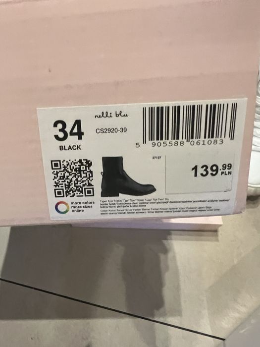 Botki dziewczece nowe