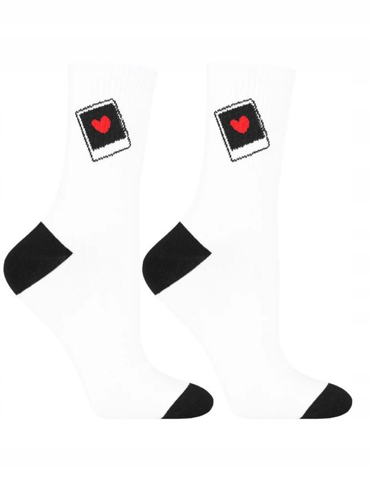 Skarpetki Damskie Walentynkowe Miłość Para 3Pary Prezent Moraj 35-38