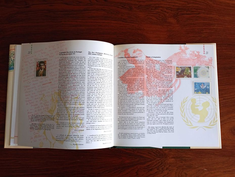 Livro de selos Portugal 1987