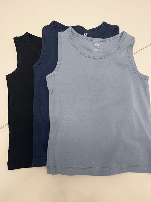 3 bezrekawniki H&M