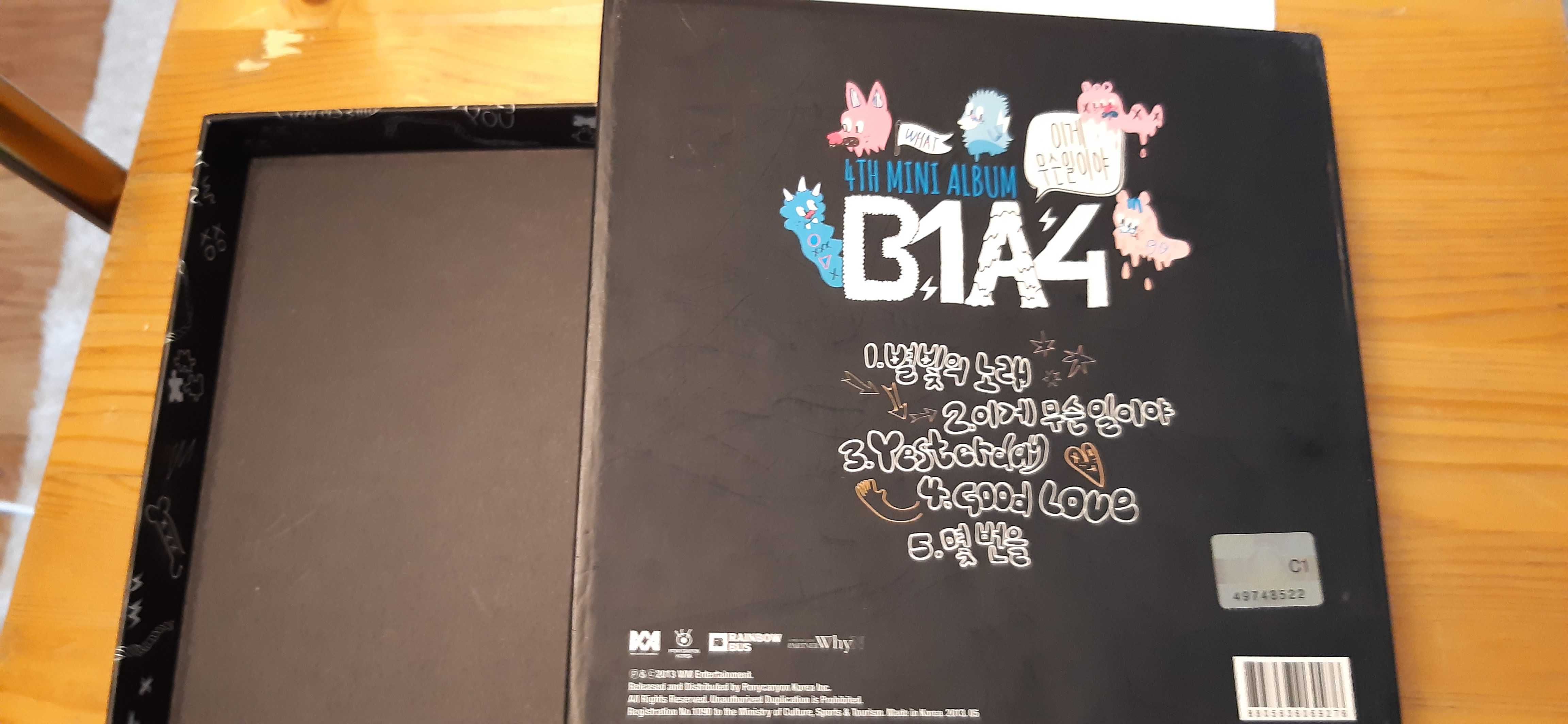 mini album i artbook zespołu kpop koreański zespół B1A4 zestaw